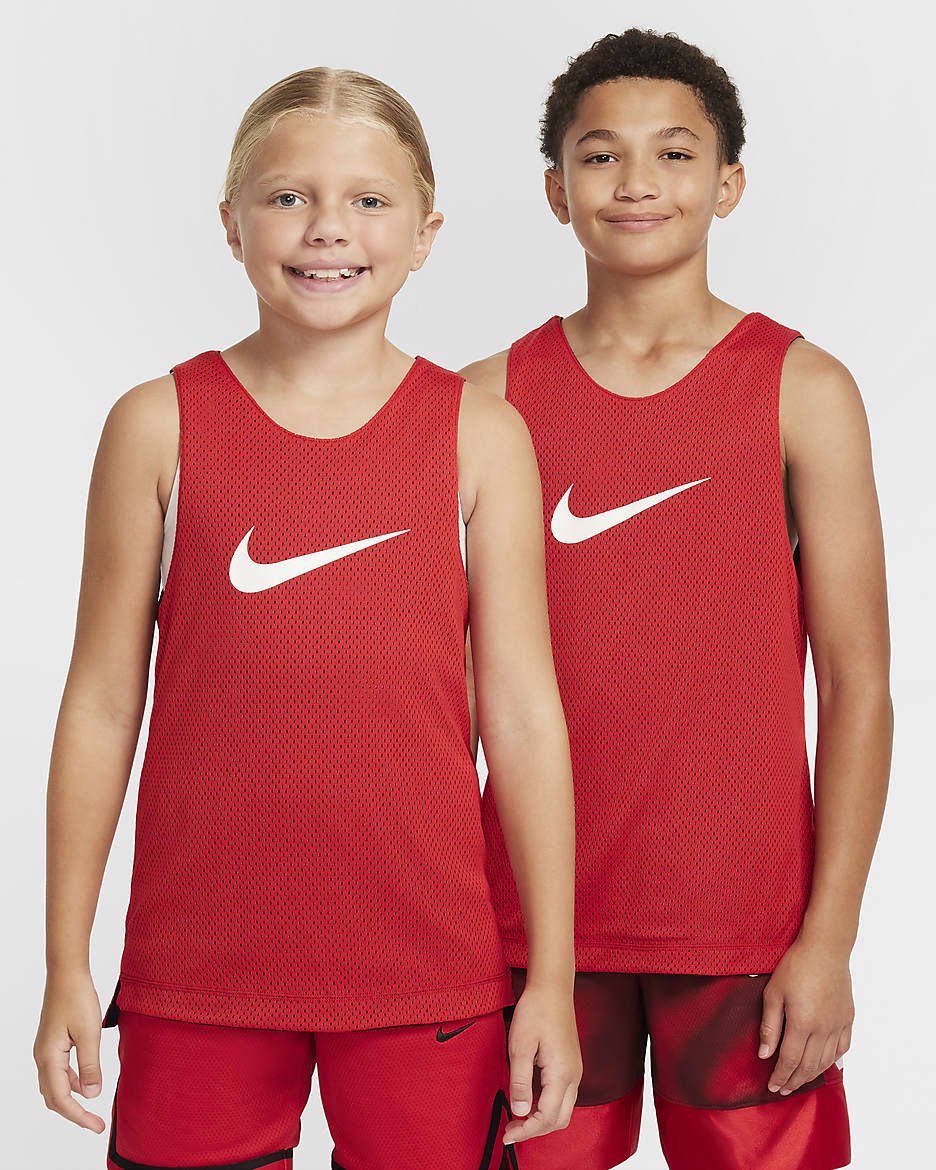 Boys red nike shirt on sale